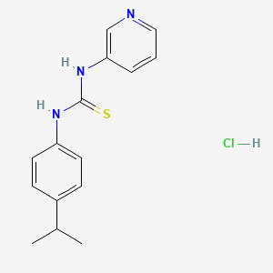 1-(4-Propan-2-ylphenyl)-3-pyridin-3-ylthiourea;hydrochloride