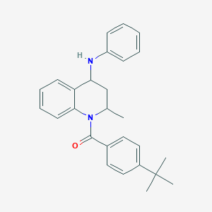 (4-tert-butylphenyl)[2-methyl-4-(phenylamino)-3,4-dihydroquinolin-1(2H)-yl]methanone