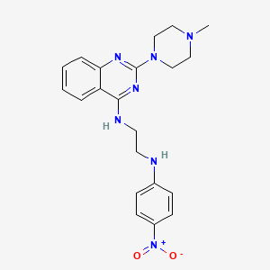 N2-[2-(4-METHYLPIPERAZIN-1-YL)QUINAZOLIN-4-YL]-N1-(4-NITROPHENYL)ETHANE-1,2-DIAMINE