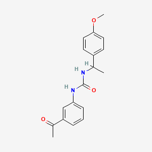 1-(3-Acetylphenyl)-3-[1-(4-methoxyphenyl)ethyl]urea