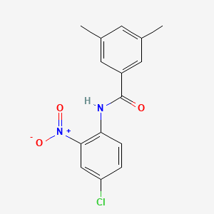 N-(4-chloro-2-nitrophenyl)-3,5-dimethylbenzamide