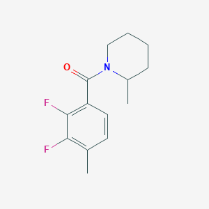 (2,3-Difluoro-4-methylphenyl)-(2-methylpiperidin-1-yl)methanone