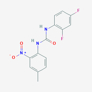 1-(2,4-Difluorophenyl)-3-(4-methyl-2-nitrophenyl)urea