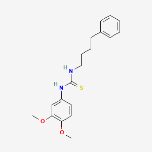 1-(3,4-Dimethoxyphenyl)-3-(4-phenylbutyl)thiourea