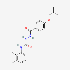 N-(2,3-dimethylphenyl)-2-(4-isobutoxybenzoyl)hydrazinecarboxamide