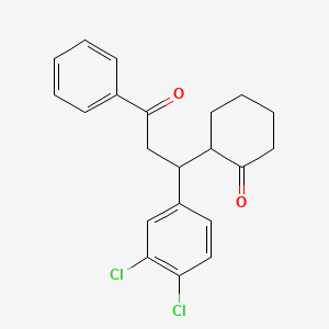 2-[1-(3,4-dichlorophenyl)-3-oxo-3-phenylpropyl]cyclohexanone