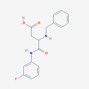 N~2~-benzyl-N~1~-(3-fluorophenyl)-alpha-asparagine