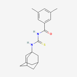 N-[(1-adamantylamino)carbonothioyl]-3,5-dimethylbenzamide