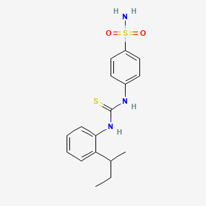 4-({[2-(Butan-2-yl)phenyl]carbamothioyl}amino)benzenesulfonamide