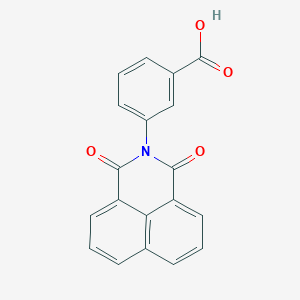 molecular formula C19H11NO4 B412253 3-(1,3-dioxo-1H-benzo[de]isoquinolin-2(3H)-yl)benzoic acid CAS No. 202805-08-1