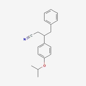 3-(4-isopropoxyphenyl)-4-phenylbutanenitrile