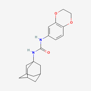 N-1-adamantyl-N'-(2,3-dihydro-1,4-benzodioxin-6-yl)urea