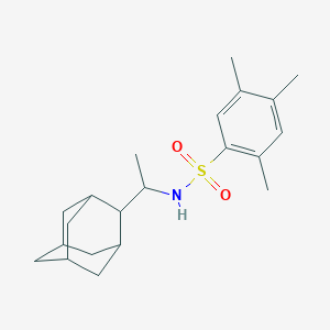 N-[1-(2-adamantyl)ethyl]-2,4,5-trimethylbenzenesulfonamide