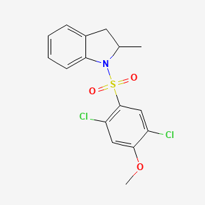 2,5-Dichloro-4-methoxy-1-[(2-methylindolinyl)sulfonyl]benzene