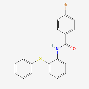 4-bromo-N-[2-(phenylthio)phenyl]benzamide