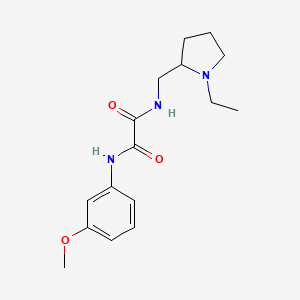 N-[(1-ethyl-2-pyrrolidinyl)methyl]-N'-(3-methoxyphenyl)ethanediamide