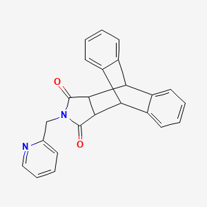 17-(Pyridin-2-ylmethyl)-17-azapentacyclo[6.6.5.02,7.09,14.015,19]nonadeca-2,4,6,9,11,13-hexaene-16,18-dione