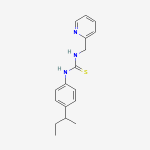 N-(4-sec-butylphenyl)-N'-(2-pyridinylmethyl)thiourea