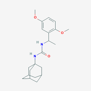 N-(1-ADAMANTYL)-N'-[1-(2,5-DIMETHOXYPHENYL)ETHYL]UREA