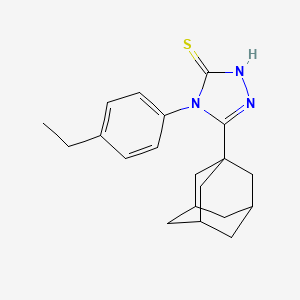 5-(1-adamantyl)-4-(4-ethylphenyl)-2,4-dihydro-3H-1,2,4-triazole-3-thione