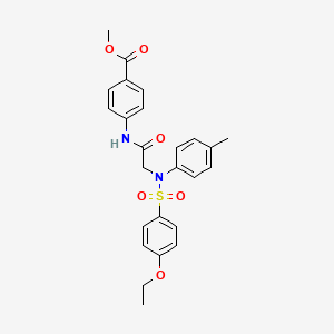 methyl 4-{[N-[(4-ethoxyphenyl)sulfonyl]-N-(4-methylphenyl)glycyl]amino}benzoate