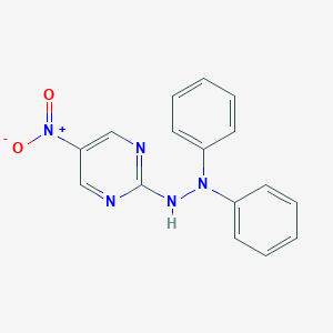 molecular formula C16H13N5O2 B412280 2-(2,2-Diphenylhydrazino)-5-nitropyrimidine 