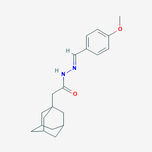 molecular formula C20H26N2O2 B412282 2-(1-adamantyl)-N'-(4-methoxybenzylidene)acetohydrazide 