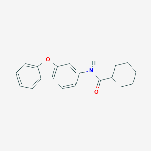 molecular formula C19H19NO2 B412289 N-dibenzo[b,d]furan-3-ylcyclohexanecarboxamide 