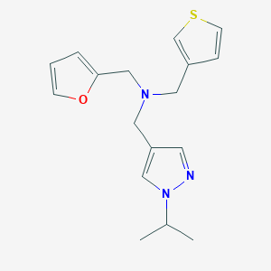 (2-furylmethyl)[(1-isopropyl-1H-pyrazol-4-yl)methyl](3-thienylmethyl)amine