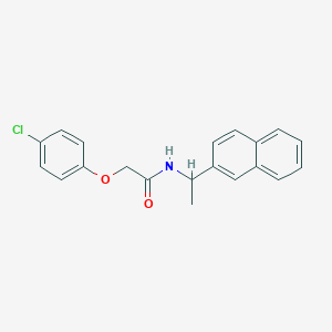 2-(4-chlorophenoxy)-N-[1-(2-naphthyl)ethyl]acetamide