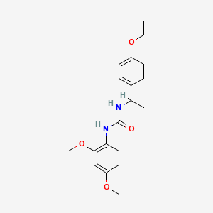 1-(2,4-Dimethoxyphenyl)-3-[1-(4-ethoxyphenyl)ethyl]urea