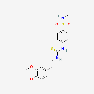 4-[({[2-(3,4-dimethoxyphenyl)ethyl]amino}carbonothioyl)amino]-N-ethylbenzenesulfonamide