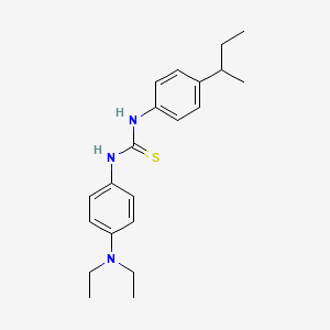 1-[4-(Butan-2-yl)phenyl]-3-[4-(diethylamino)phenyl]thiourea