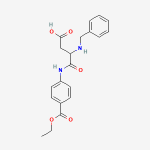 N~2~-benzyl-N-[4-(ethoxycarbonyl)phenyl]-alpha-asparagine