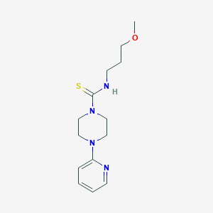 N~1~-(3-METHOXYPROPYL)-4-(2-PYRIDYL)TETRAHYDRO-1(2H)-PYRAZINECARBOTHIOAMIDE