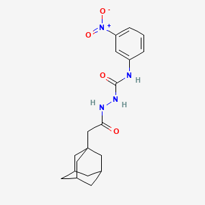 2-(1-adamantylacetyl)-N-(3-nitrophenyl)hydrazinecarboxamide