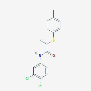 N-(3,4-dichlorophenyl)-2-[(4-methylphenyl)thio]propanamide