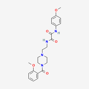 N-{2-[4-(2-methoxybenzoyl)-1-piperazinyl]ethyl}-N'-(4-methoxyphenyl)ethanediamide