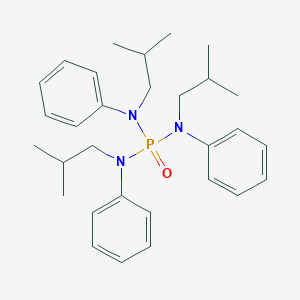 N-bis[N-(2-methylpropyl)anilino]phosphoryl-N-(2-methylpropyl)aniline