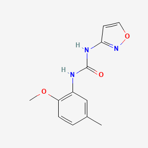 molecular formula C12H13N3O3 B4123522 1-(2-Methoxy-5-methylphenyl)-3-(1,2-oxazol-3-yl)urea 