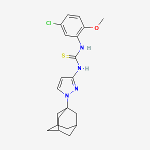 N-[1-(1-adamantyl)-1H-pyrazol-3-yl]-N'-(5-chloro-2-methoxyphenyl)thiourea