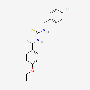 N-(4-chlorobenzyl)-N'-[1-(4-ethoxyphenyl)ethyl]thiourea