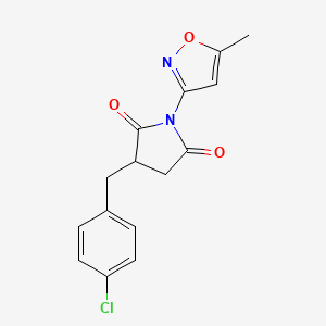 3-(4-chlorobenzyl)-1-(5-methyl-3-isoxazolyl)dihydro-1H-pyrrole-2,5-dione