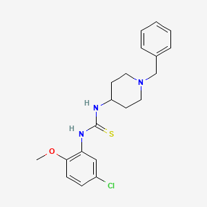 N-(1-benzyl-4-piperidinyl)-N'-(5-chloro-2-methoxyphenyl)thiourea