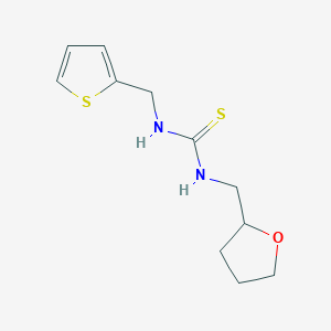 N-TETRAHYDRO-2-FURANYLMETHYL-N'-(2-THIENYLMETHYL)THIOUREA