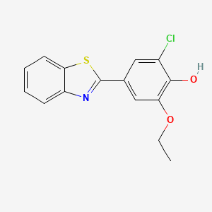 4-(1,3-benzothiazol-2-yl)-2-chloro-6-ethoxyphenol