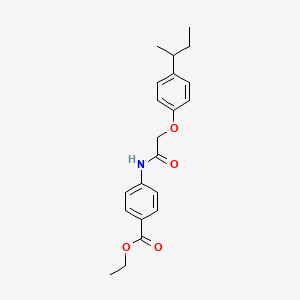 ethyl 4-{[(4-sec-butylphenoxy)acetyl]amino}benzoate