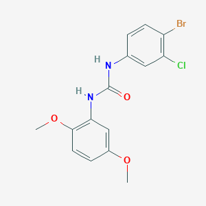 1-(4-Bromo-3-chlorophenyl)-3-(2,5-dimethoxyphenyl)urea