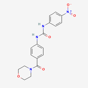 N-[4-(MORPHOLINOCARBONYL)PHENYL]-N'-(4-NITROPHENYL)UREA