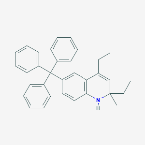 molecular formula C33H33N B412403 2,4-Diethyl-2-methyl-6-trityl-1,2-dihydroquinoline 